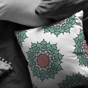 Moroccan Style Mandala Pillow
